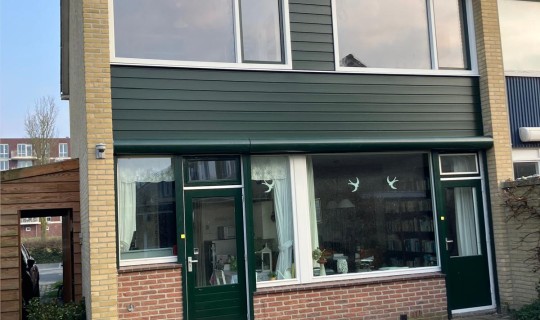 Woning in Breda voorzien van kunststofkozijnen en nieuwe keralit